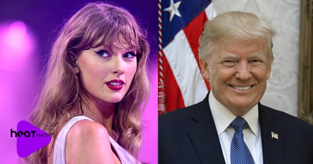Taylor Swift στο Super Bowl με έκπληκτη έκφραση, ενώ ο Donald Trump σχολιάζει το περιστατικό στα social media.