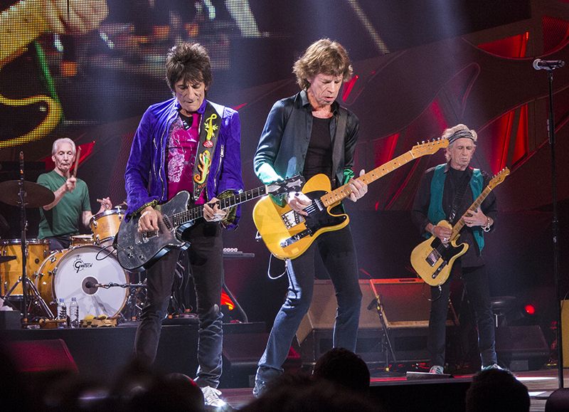 Οι Rolling Stones σε ζωντανή εμφάνιση στη σκηνή, 2025